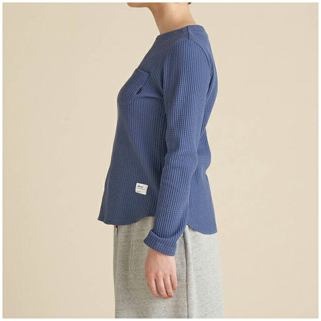 NANGA ナンガ ECO HYBRID WAFFLE B.NECK L/S TEE エコハイブリッドワッフルボートネックロングスリーブティー