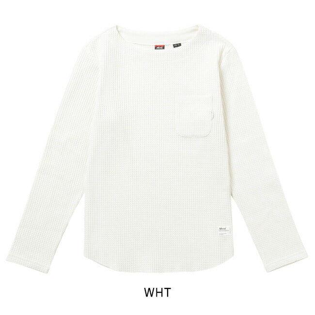 NANGA ナンガ ECO HYBRID WAFFLE B.NECK L/S TEE エコハイブリッドワッフルボートネックロングスリーブティー