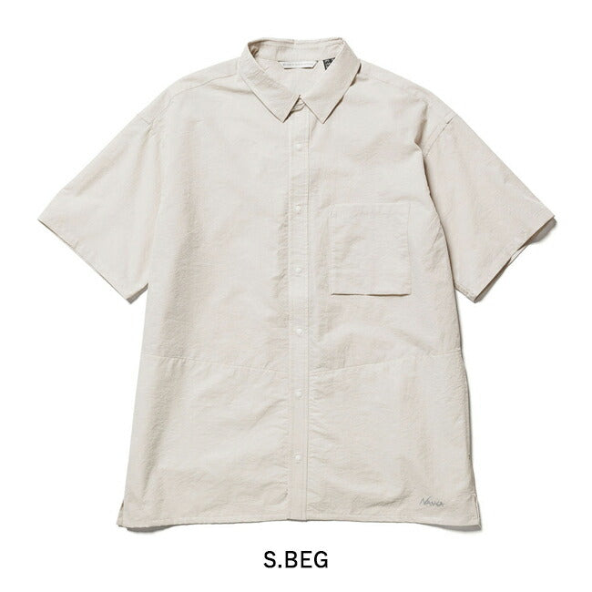 NANGA ナンガ DotAir COMFY S/S SHIRT ドットエアーコンフィーショートスリーブシャツ