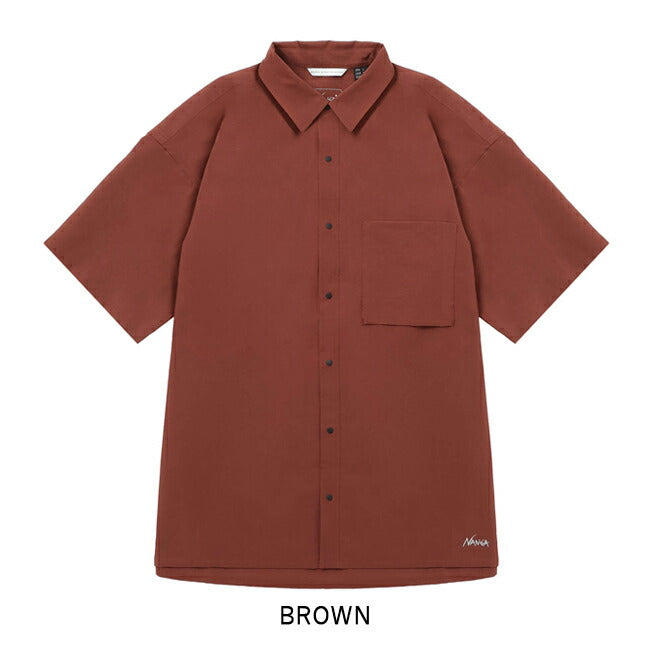 NANGA ナンガ DotAir COMFY S/S SHIRT ドットエアーコンフィーショートスリーブシャツ