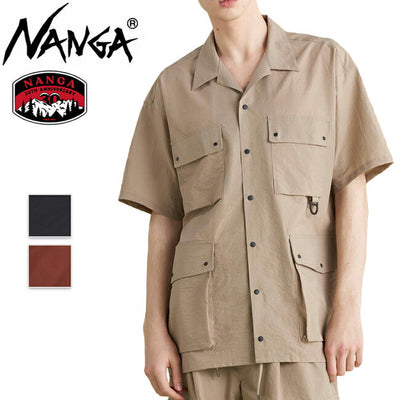 NANGA ナンガ DotAir UTILITY PK SHORT SLEEVE SHIRT ドットエアユーティリティーポケットショートスリーブシャツ