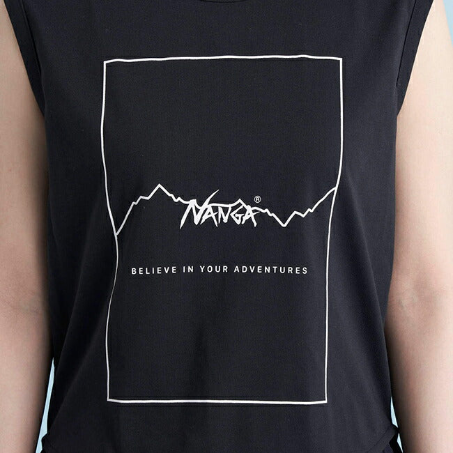 NANGA ナンガ DRY MIX FRAME LOGO COMPACT TOP ドライミックスフレームロゴコンパクトトップ