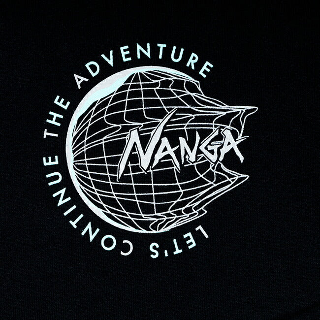 NANGA ナンガ 別注Tシャツ LET'S CONTINUE THE ADVENTURE TEE レッツコンティニュージアドベンチャーティー