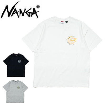 NANGA ナンガ 別注Tシャツ LET'S CONTINUE THE ADVENTURE TEE レッツコンティニュージアドベンチャーティー