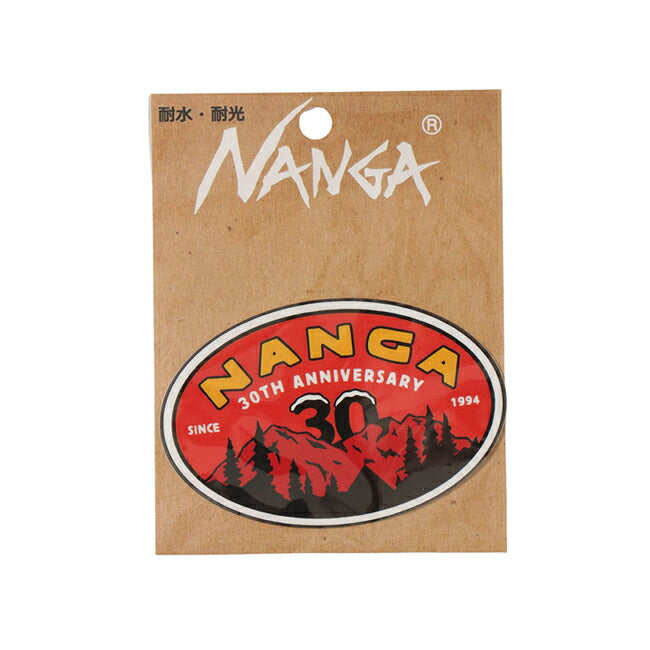 NANGA ナンガ NANGA 30TH ANNIVERSARY STICKER OVAL ナンガ30thアニバーサリーステッカーオーバル