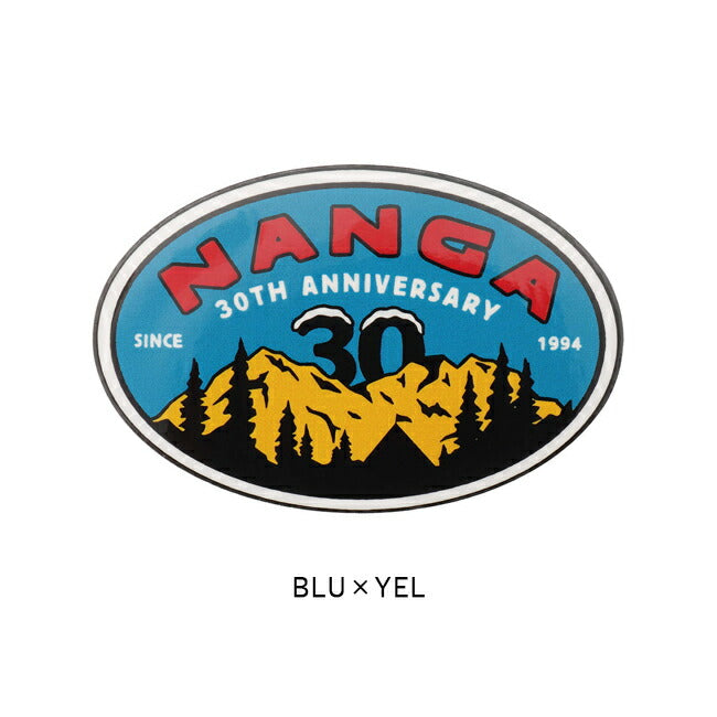 NANGA ナンガ NANGA 30TH ANNIVERSARY STICKER OVAL ナンガ30thアニバーサリーステッカーオーバル
