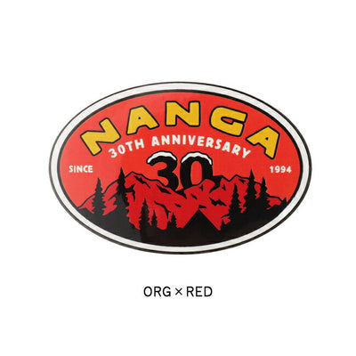 NANGA ナンガ NANGA 30TH ANNIVERSARY STICKER OVAL ナンガ30thアニバーサリーステッカーオーバル