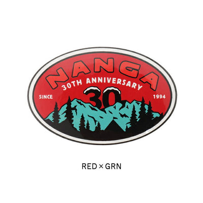 NANGA ナンガ NANGA 30TH ANNIVERSARY STICKER OVAL ナンガ30thアニバーサリーステッカーオーバル