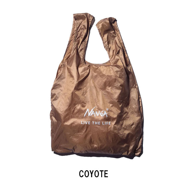 NANGA ナンガ NANGA POCKETABLE ECO BAG(LIVE THE LIFE) ナンガポケッタブルエコバッグ