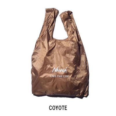 NANGA ナンガ NANGA POCKETABLE ECO BAG(LIVE THE LIFE) ナンガポケッタブルエコバッグ