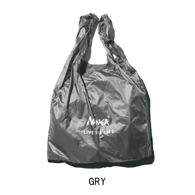NANGA ナンガ NANGA POCKETABLE ECO BAG(LIVE THE LIFE) ナンガポケッタブルエコバッグ