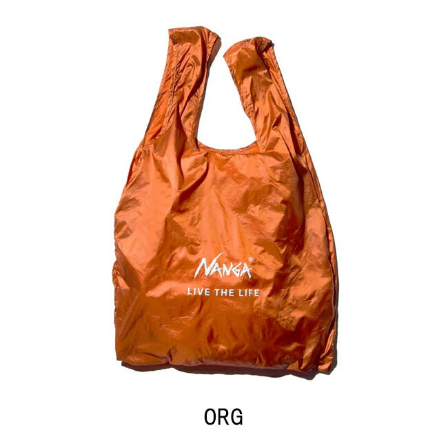 NANGA ナンガ NANGA POCKETABLE ECO BAG(LIVE THE LIFE) ナンガポケッタブルエコバッグ
