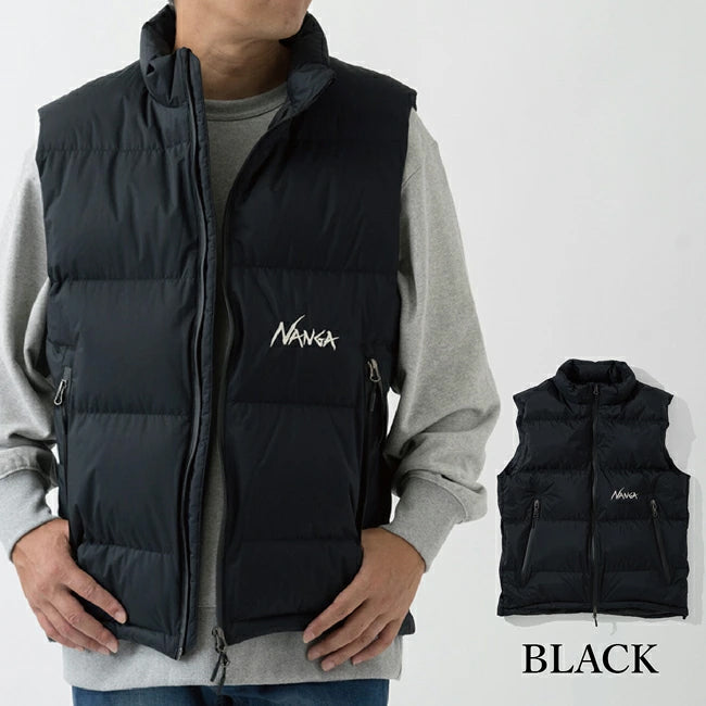 NANGA ナンガ オーロラテックスエンブロイダリーダウンベスト XL NANGA - 別注 AURORATEX EMBROIDERY DOWN VEST オーロラテックスエン