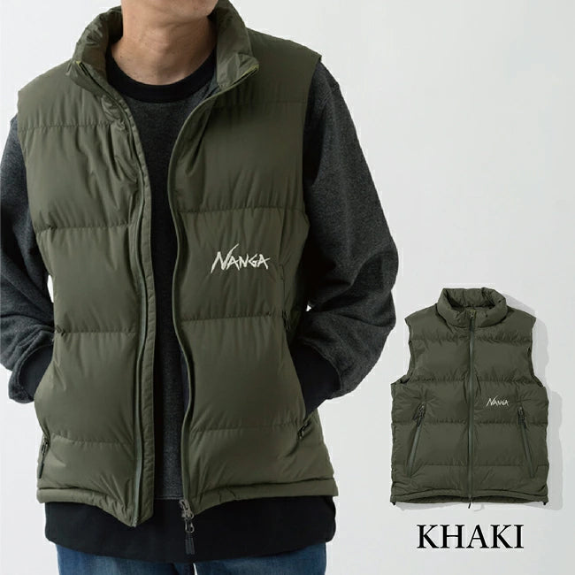 NANGA - 別注 AURORATEX EMBROIDERY DOWN VEST オーロラテックスエン