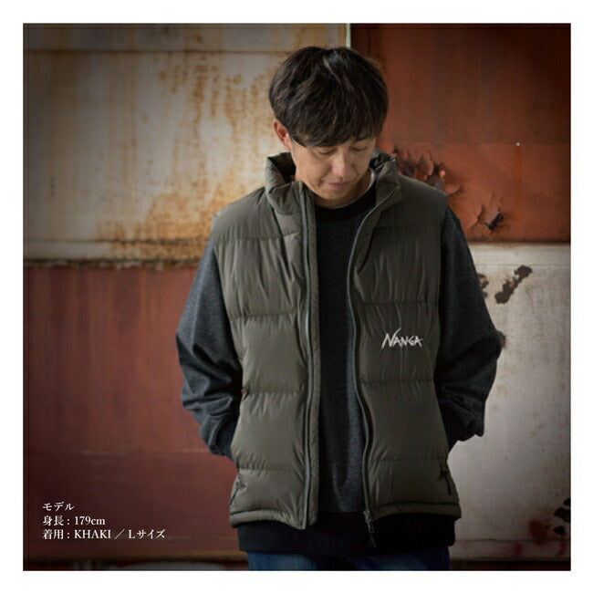 NANGA - 別注 AURORATEX EMBROIDERY DOWN VEST オーロラテックスエン