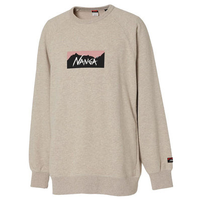 NANGA ナンガ ECO HYBRID BOX LOGO SWEATSHIRT エコハイブリッドボックスロゴスウェットシャツ