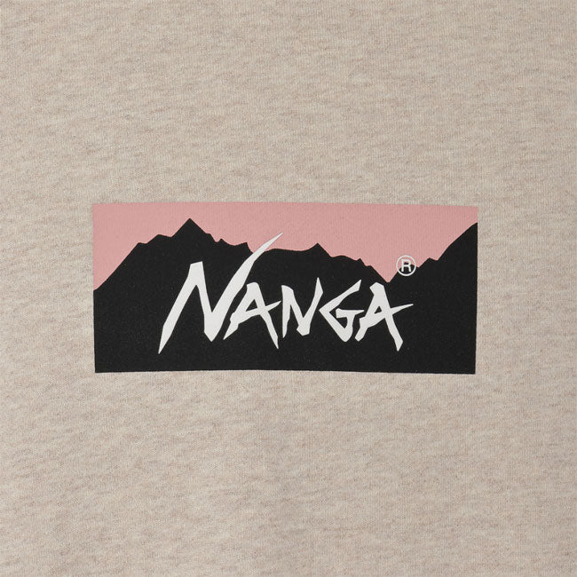 NANGA ナンガ ECO HYBRID BOX LOGO SWEATSHIRT エコハイブリッドボックスロゴスウェットシャツ
