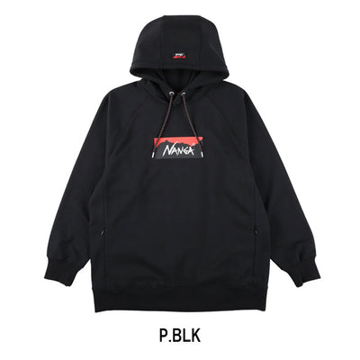 NANGA ナンガ ECO HYBRID BOX LOGO SWEAT HOODIE エコハイブリッドボックスロゴスウェットフーディー