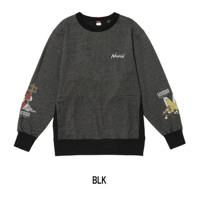 NANGA ナンガ ECO HYBRID CAMPING MANNERS RRC SWEATSHIRT エコハイブリッドキャンピングマナーズアールアールシースウェットシャツ