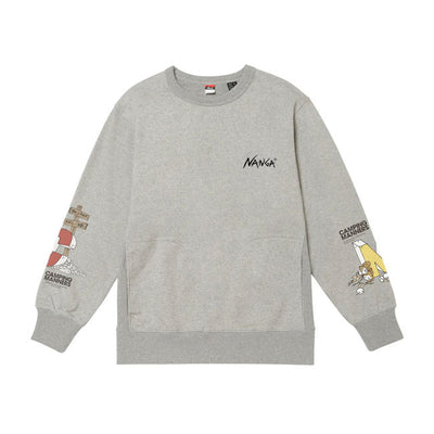 NANGA ナンガ ECO HYBRID CAMPING MANNERS RRC SWEATSHIRT エコハイブリッドキャンピングマナーズアールアールシースウェットシャツ