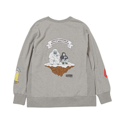 NANGA ナンガ ECO HYBRID CAMPING MANNERS RRC SWEATSHIRT エコハイブリッドキャンピングマナーズアールアールシースウェットシャツ