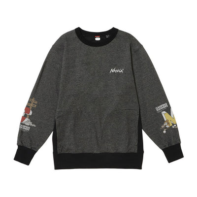 NANGA ナンガ ECO HYBRID CAMPING MANNERS RRC SWEATSHIRT エコハイブリッドキャンピングマナーズアールアールシースウェットシャツ