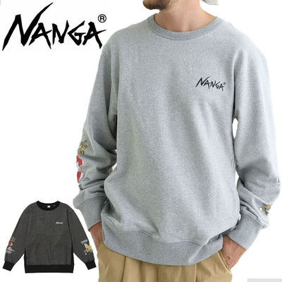 NANGA ナンガ ECO HYBRID CAMPING MANNERS RRC SWEATSHIRT エコハイブリッドキャンピングマナーズアールアールシースウェットシャツ
