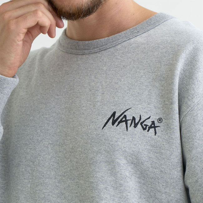 NANGA ナンガ ECO HYBRID CAMPING MANNERS RRC SWEATSHIRT エコハイブリッドキャンピングマナーズアールアールシースウェットシャツ