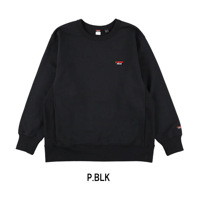NANGA ナンガ ECO HYBRID MINI BOX LOGO EMBROIDERY SWEATSHIRT エコハイブリッドミニボックスロゴエンブロイダリースウェットシャツ