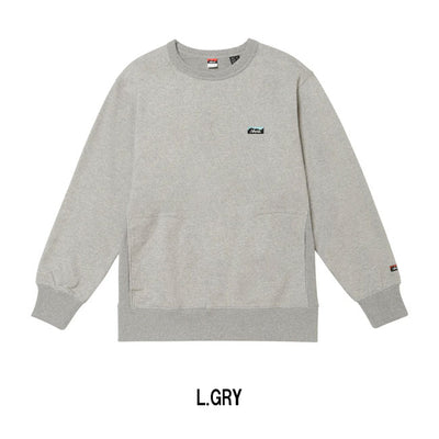 NANGA ナンガ ECO HYBRID MINI BOX LOGO EMBROIDERY SWEATSHIRT エコハイブリッドミニボックスロゴエンブロイダリースウェットシャツ