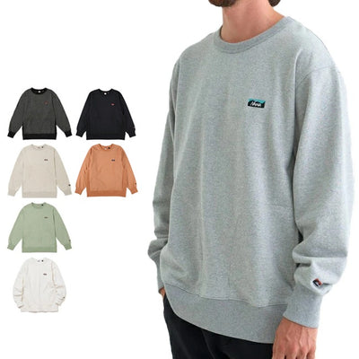 NANGA ナンガ ECO HYBRID MINI BOX LOGO EMBROIDERY SWEATSHIRT エコハイブリッドミニボックスロゴエンブロイダリースウェットシャツ
