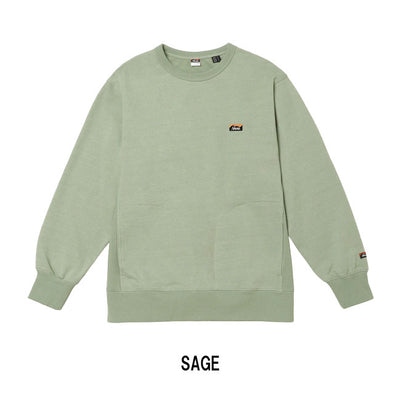 NANGA ナンガ ECO HYBRID MINI BOX LOGO EMBROIDERY SWEATSHIRT エコハイブリッドミニボックスロゴエンブロイダリースウェットシャツ