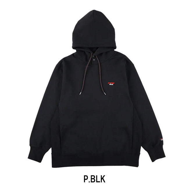 NANGA ナンガ ECO HYBRID MINI BOX LOGO EMBROIDERY SWEAT HOODIE エコハイブリッドミニボックスロゴエンブロイダリーパーカー