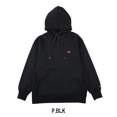 NANGA ナンガ ECO HYBRID MINI BOX LOGO EMBROIDERY SWEAT HOODIE エコハイブリッドミニボックスロゴエンブロイダリーパーカー