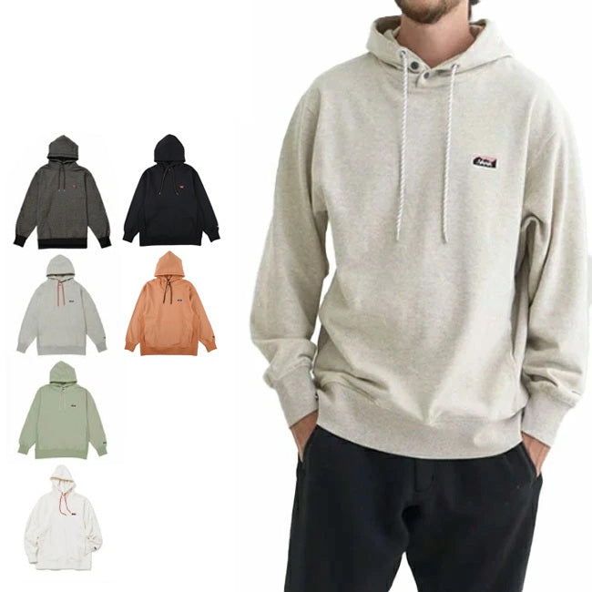 NANGA ナンガ ECO HYBRID MINI BOX LOGO EMBROIDERY SWEAT HOODIE エコハイブリッドミニボックスロゴエンブロイダリーパーカー