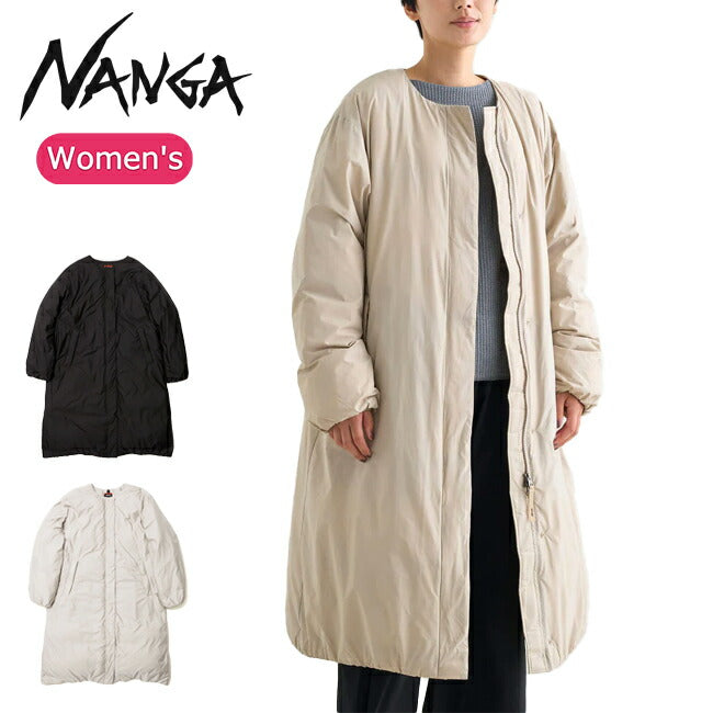 NANGA ナンガ NO COLLAR DOWN COAT ノーカラーダウンコート