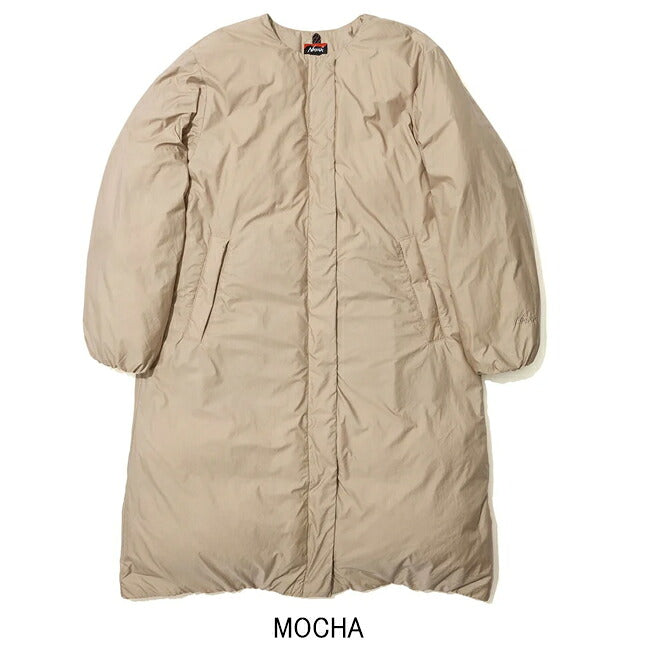 NANGA ナンガ NO COLLAR DOWN COAT ノーカラーダウンコート