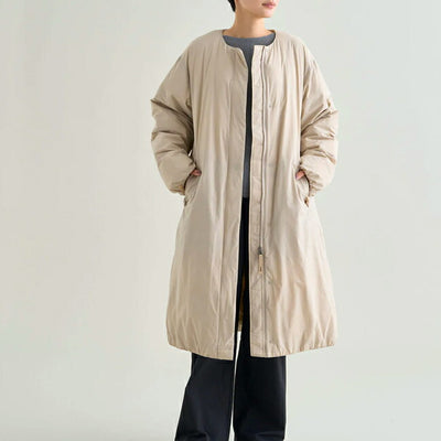 NANGA ナンガ NO COLLAR DOWN COAT ノーカラーダウンコート