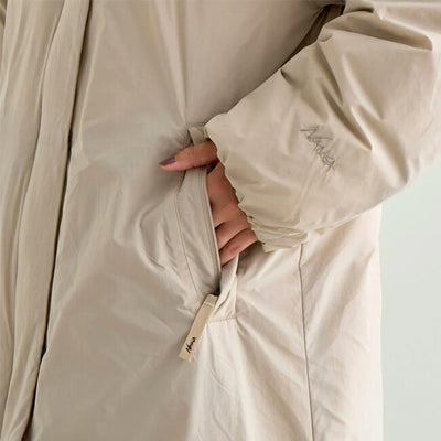 NANGA ナンガ NO COLLAR DOWN COAT ノーカラーダウンコート