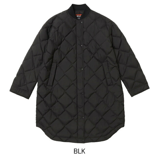 NANGA ナンガ RIB COLLAR QUILTED DOWN COAT W リブカラーキルティッドダウンコート