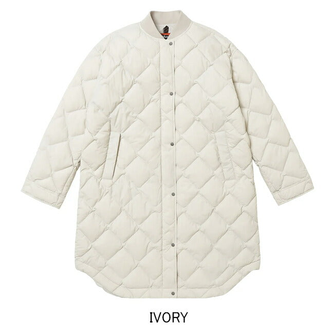 NANGA ナンガ RIB COLLAR QUILTED DOWN COAT W リブカラーキルティッドダウンコート