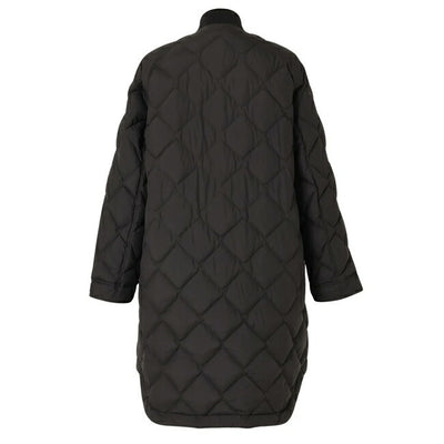 NANGA ナンガ RIB COLLAR QUILTED DOWN COAT W リブカラーキルティッドダウンコート