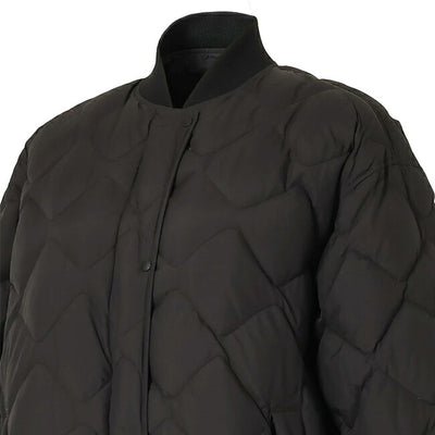 NANGA ナンガ RIB COLLAR QUILTED DOWN COAT W リブカラーキルティッドダウンコート