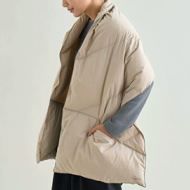 NANGA ナンガ DOWN PONCHO MUFFLER ダウンポンチョマフラー