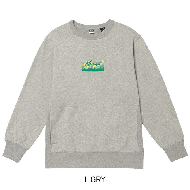 NANGA ナンガ LIFE IS A JOURNEY MT.BOX LOGO SWEATSHIRT マウントボックスロゴスウェットシャツ