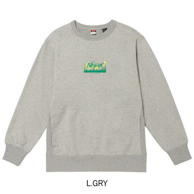 NANGA ナンガ LIFE IS A JOURNEY MT.BOX LOGO SWEATSHIRT マウントボックスロゴスウェットシャツ