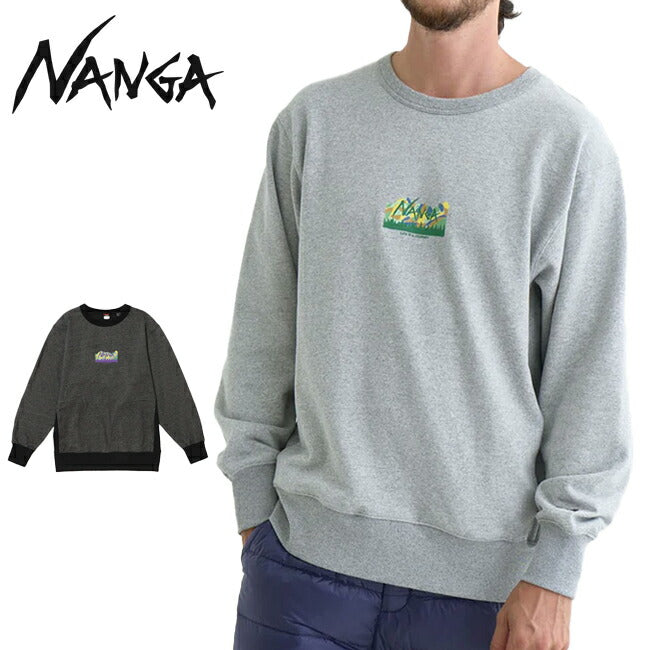 NANGA ナンガ LIFE IS A JOURNEY MT.BOX LOGO SWEATSHIRT マウントボックスロゴスウェットシャツ