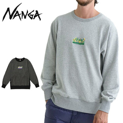 NANGA ナンガ LIFE IS A JOURNEY MT.BOX LOGO SWEATSHIRT マウントボックスロゴスウェットシャツ