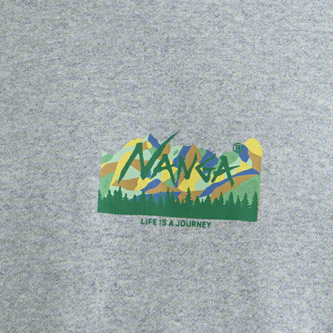 NANGA ナンガ LIFE IS A JOURNEY MT.BOX LOGO SWEATSHIRT マウントボックスロゴスウェットシャツ