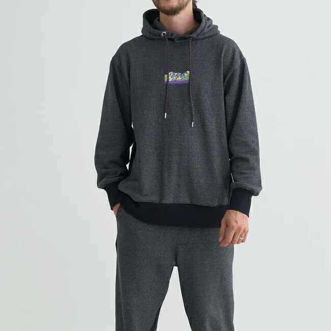 NANGA ナンガ LIFE IS A JOURNEY MT.BOX LOGO SWEAT HOODIE マウントボックスロゴスウェットフーディ